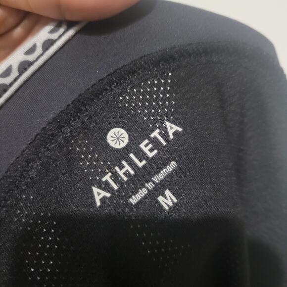 Athleta Fuse Dress Black Jersey Tank Mini Adjustable Active Sporty Size Small - Picture 12 of 16